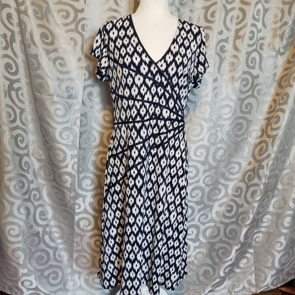 Connected apparel dress with detail